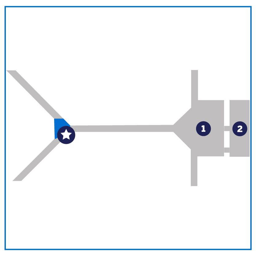 Lounge location map