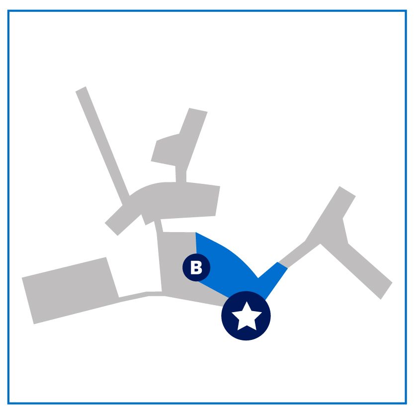 Lounge location map