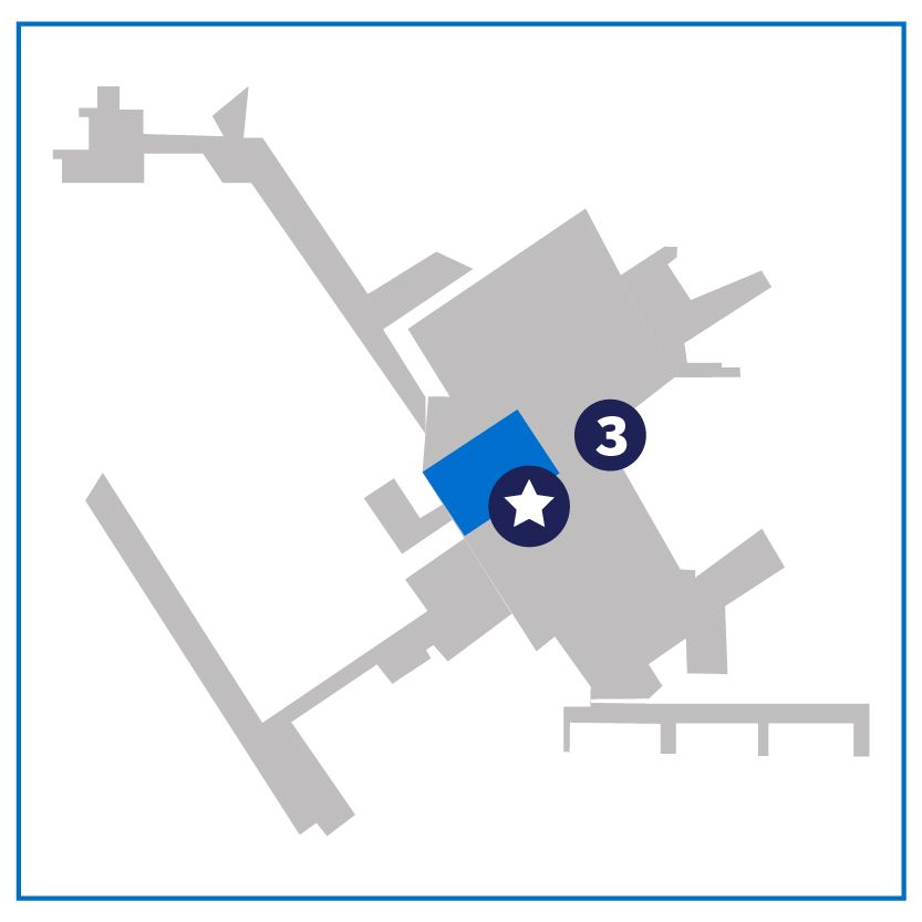 Lounge location map