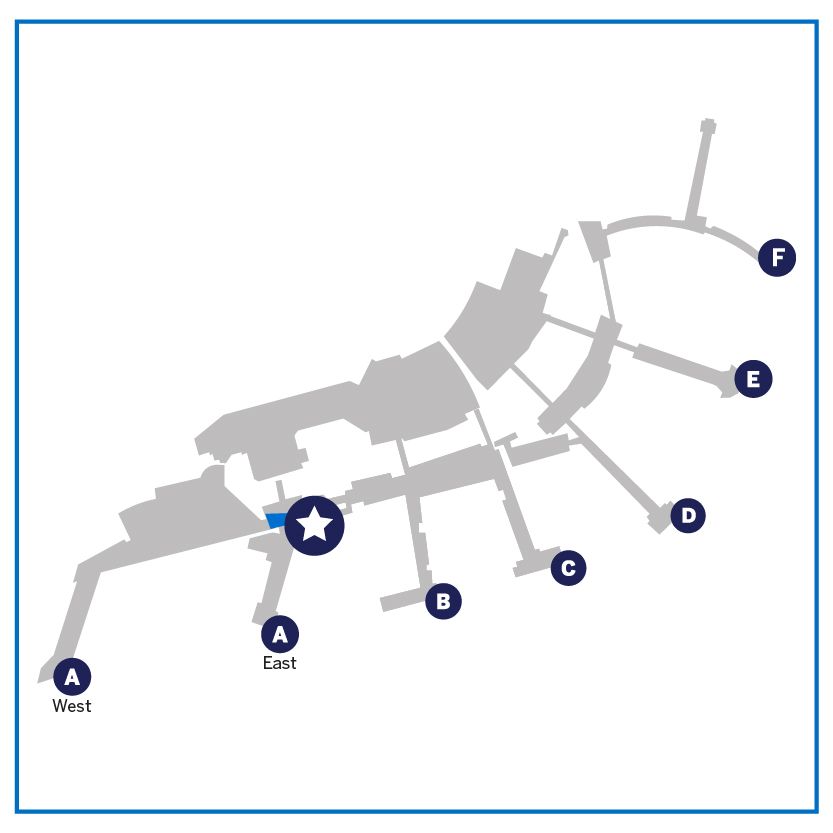 Lounge location map