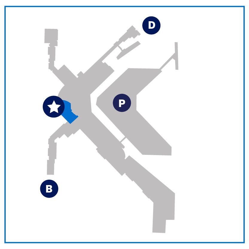 Lounge location map